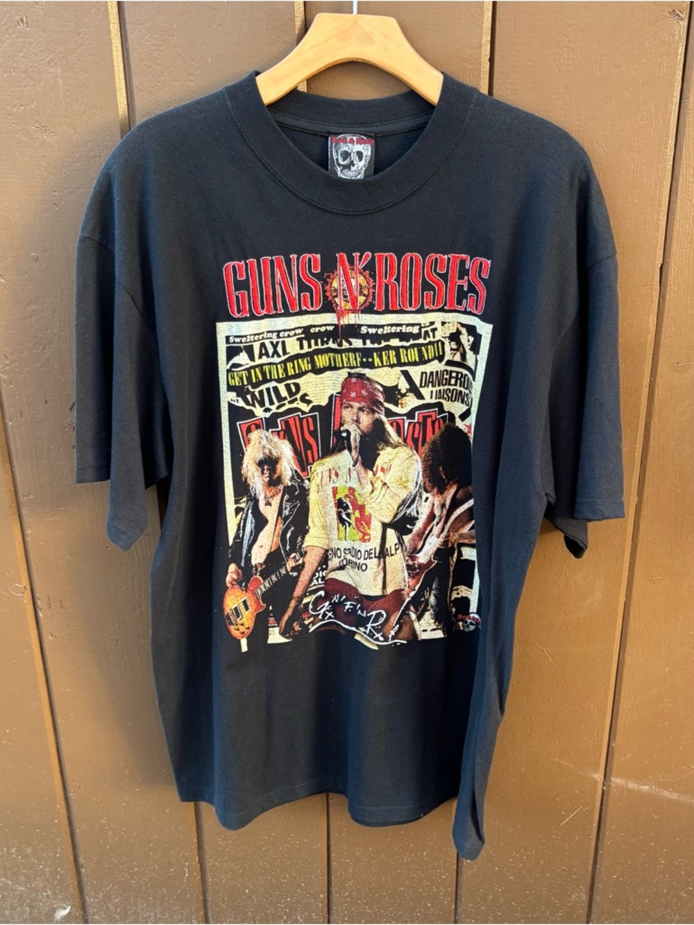 Rock & Death Guns N Roses T Shirt Size XL Black  Band T